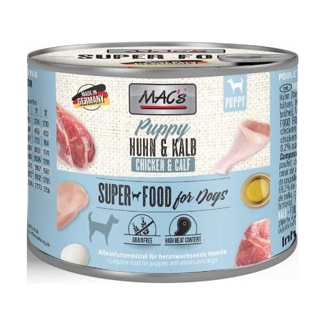 MAC's Dog  CUCCIOLO - CUCCIOLO Pollo e Vitello 200g (1/2)