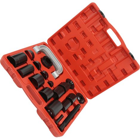 Kit de presse pour rotules Master C, outil métallique d'extraction et d'installation de cardans, coffret de service avec rangement pour voitures et pickups légers (1/5)