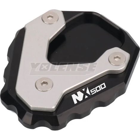 (Nx500 Noir) Béquille latérale CNC pour moto, extension de béquille compatible avec HONDA NX400 NX500 NX 400 NX 500 2023-2025 maxpower (1/4)