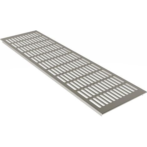 Ventilation Grille 150 mm x 400 mm Anodised Aluminium External Dimensions (1/3)