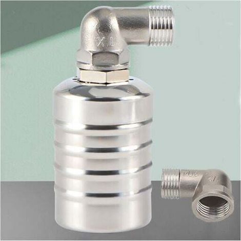 Pool-Niveauregler, automatischer Wasserstandsregler für Wassertanks, vollautomatisches Schwimmerventil aus Edelstahl 304, Mini-Kugelventil (1/4)