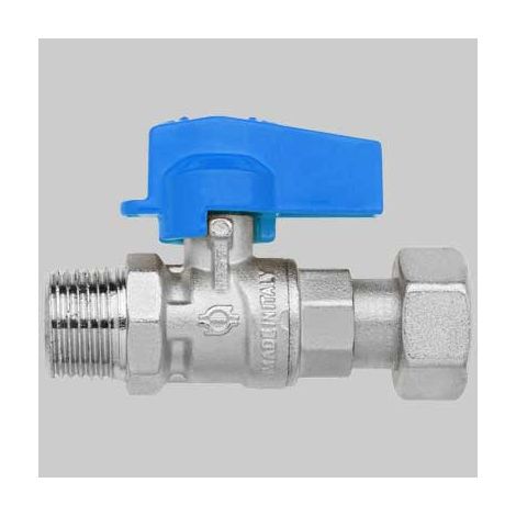 MINI RUBINETTO A SFERA DRITTO MF  1/21/2 dado girevole     F.I.V.