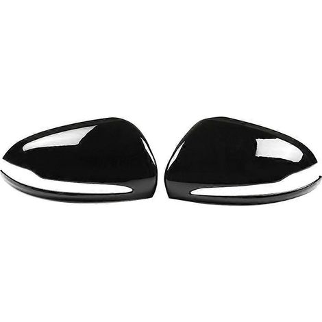paire de coques de rétroviseurs extérieurs pour Mercedes-Benz Classe CSE GLC W205 W222 W213 X253 (2016-2023), côté conducteur (LHDA). (1/5)