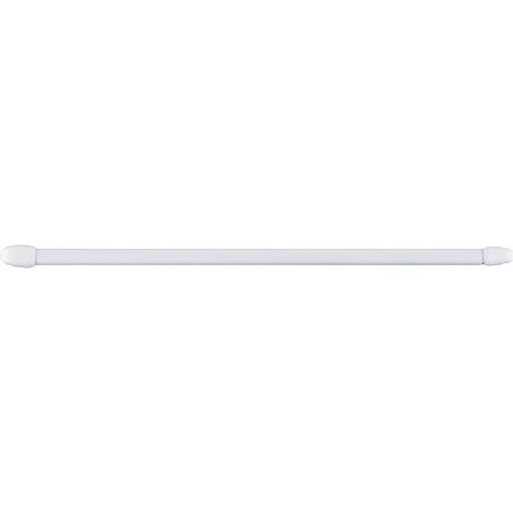 Support de rideau plat 11mm 80-145cm blanc (2 unités) Cintacor - Storplanet (1/2)