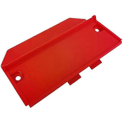 Couvercle de batterie compatible avec les motos FourTrax 300 TRX300FW 4x4 (1988-2000), boîtier de batterie rouge en plastique ABS, version CPAS 0428 (1/4)