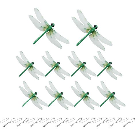 mit Clips 3D dekorative Libellen Gartendekoration
