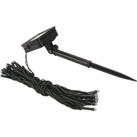 Guirlande LED Solaire 6,5m Imperméable 8 Modes Extra Lumineuse pour Noël Mariage Fête Extérieur, Chauffe-Eau Jardin Décoration (1/5)