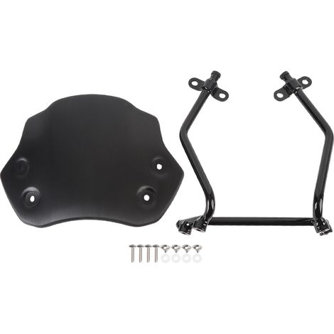 Deflettore per parabrezza anteriore in lega di alluminio per moto, con staffa di ricambio, per R NINE T Pure Racer Scrambler Urban GS, colore nero. (1/5)