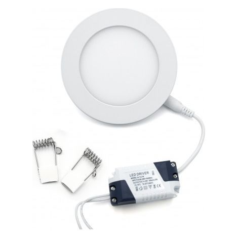 Faretto Led 6 Watt Pannello Incasso rotondo 450LM Luce fredda 6000k