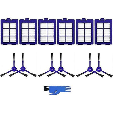 Pièces de rechange pour aspirateur robot hybride Robovac X8 : brosse latérale, filtre HEPA et accessoires. (1/5)
