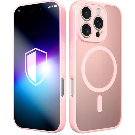 Custodia magnetica 3mk Misty rosa per Apple iPhone 16 Pro. (1/5)