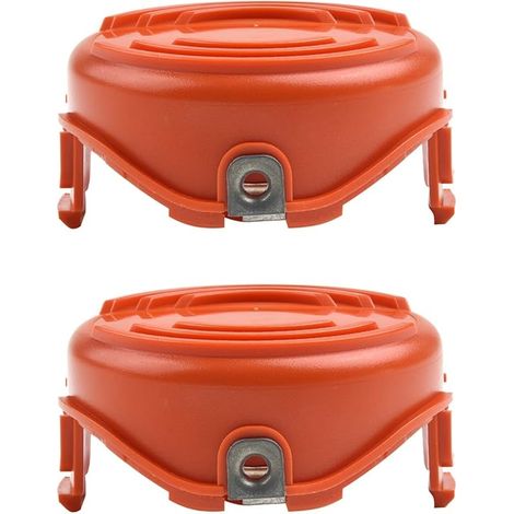 Pour débroussailleuse BLACK DECKER Capuchon de couverture de bobine Pour GL9035 GL8033 GL7033 Débroussailleuse à levier Pièce de rechange 90583594 (2pcs) (1/5)