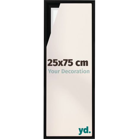 Your Decoration - Cadre flottant - Noir Mat - Cadre en caisse américaine pour toile sur chassis - MDF - Lyon (1/5)