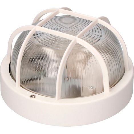 Aplique de Pared EDM 34352 Tarragona Blanco Cristal Plástico 40 W E27