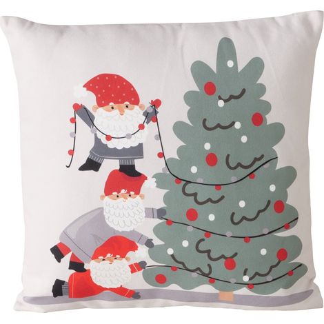 Kissen mit Weihnachtsmotiv MONTI, 45 x 45 cm
