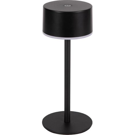 Lámpara de mesa recargable LED Pope Solar (2W) Negro (1/4)