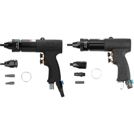 Pistolet à Riveter Pneumatique à Air Riveteuses Tire-écrou Automatique Outil de Pistolet à Écrou Riveter(M8/M10) (1/5)