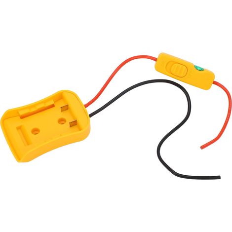Adaptateur de batterie sécurisé 20V avec fusible 30A, câble 14 AWG, outil de conversion pour batteries. (1/5)