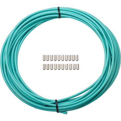 Gaine De Frein Vélo Lubrifiée 5mm - Bobine 10m Coloris Céleste - Jagwire