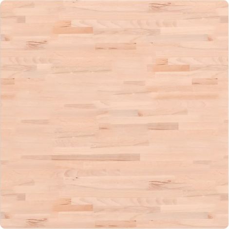 Dessus de table,Plateau de table,Dessus de bureau 90x90x2,5 cm carré bois massif de hêtre CFW19091 (1/5)