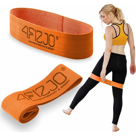 4FIZJO FLEX BAND Textilband 34 x 5 cm Orange (Standard)