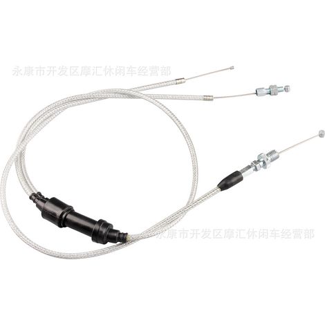 Off-road motorcycle parts 125-250CC accelerator pump carburetor one-to-two Y-type dual throttle cable pull cable (1/4)