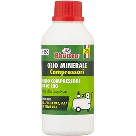Olio minerale per compressori Rhutten
