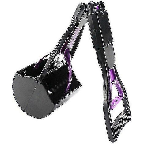 Ramasse-crottes portable à long manche pour chiens de toutes tailles. Matériau haute résistance et durable. (1/5)