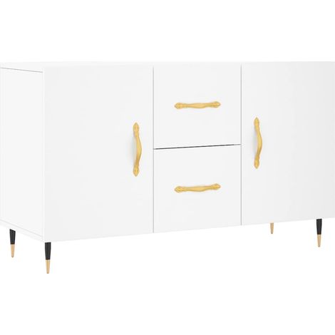 Sideboard/Anrichte/Buffet Weiß 100x36x60 cm Holzwerkstoff LXWW186898 (1/5)