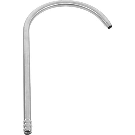 Bec Coudé en Acier Inoxydable 2 Cm pour Robinet Cuisine, Tuyau D'arrivée D'eau Solide, Pièce de Rechange Compatible pour Robinet D'évier Commercial et Domestique, Tube à Eau (1/5)