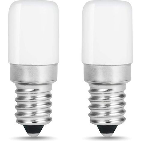 Lampe E14 LED Ampoule pour Réfrigérateur, 1.5W E14 LED Ampoule pour Frigo, équivalente à une Ampoule 15Watt, Blanc Chaud 2700K, Lampe pour Machine a Coudre, Culot E14, 110V, Lot de 2 (1/5)