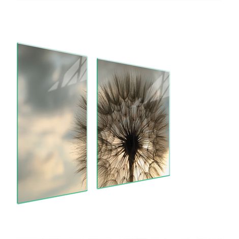 GLASSCHUTZPLATTE FÜR HERD 90x52 BLUME (1/5)
