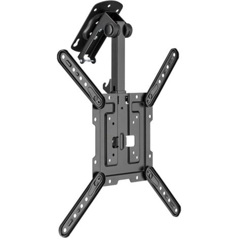 Support TV Plafond 23-55 Pouces Rabattable Orientable 45° VESA 400x400 Jusqu'à 20 kg - Basic M - 70824 (1/5)
