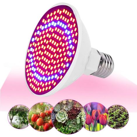 Lampe horticole LED à 200 LED, tête unique, pour la croissance des plantes, idéale pour le jardin et la serre (85-265 V) (1/5)