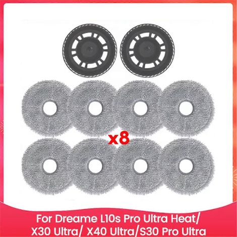 Support et chiffon de nettoyage pour aspirateurs L10s Pro Ultra Heat X30 Ultra X40 Ultra S30 Pro Ultra (pièces de rechange) (1/5)