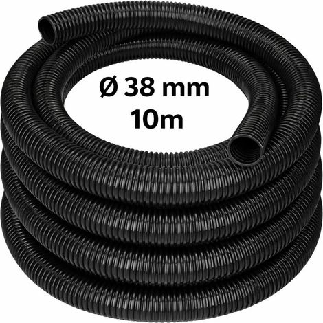 Tuyau d'aspirateur Sillar de 10 m pour aspirateurs domestiques et industriels – diamètre intérieur de 38 mm (1/3)