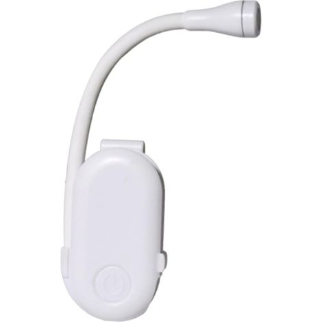 Lampe de Lecture LED Rechargeable à Clip USB Lumière Dimmable (1/5)