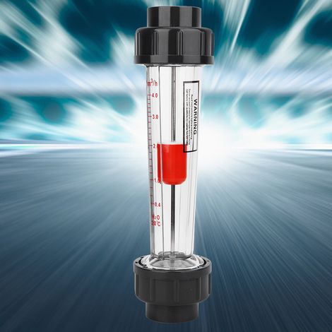 Débitmètre à tube plastique LZS-32(D) - Outil de mesure du débit d'eau - Plage de mesure : 0,4 à 4 m H (1/5)