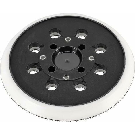 Patin de ponçage auto-agrippant 125 mm compatible avec Bosch PEX 300 AE 400 AE 4000 AE 125 mm,Ponceuse Excentrique par Poweka (1/5)