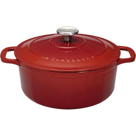 pirofila tonda in ghisa smaltata 26 cm rubino sublime - PUC472658 - Chasseur
