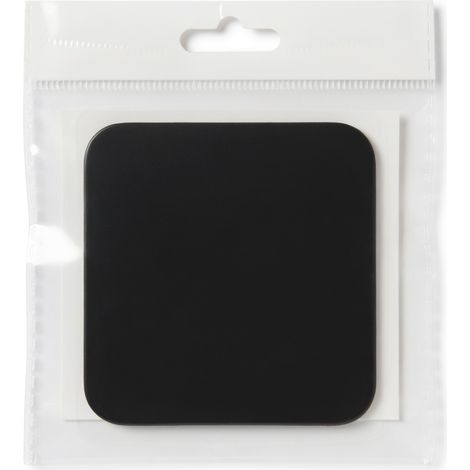 Alfombrilla antideslizante nano negra cuadrado pequeño, en bolsa OPP (1/5)
