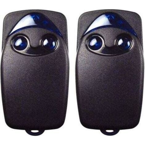 2 x télécommande de porte de garage électrique Flo2r-s 433,92 MHz à 2 boutons, compatible avec la télécommande de porte de garage Nice Remote TRIMEC (1/5)