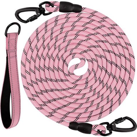 Guinzagli da addestramento per cani Sander Shop, guinzaglio lungo imbottito per cani, 5 m, 10 m, 15 m, 20 m, per addestramento, gioco, campeggio, legatura in giardino, O (1/5)