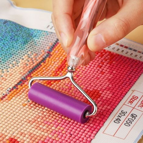 Outil de rouleau de peinture au diamant Violet (1/2)