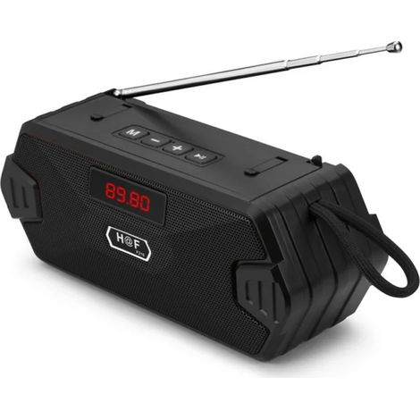 Enceinte Bluetooth Portable sans Fil – Colonne de Basses Puissante, Étanche IPX5, avec Radio FM, Entrée AUX, Lecteur TF/MP3, USB Rechargeable, pour Téléphone et Utilisation en Extérieur (1/5)