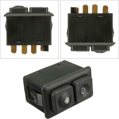 5-poliger Stecker für BMW E23 E24 E28 E30 61311381205 Fensterheberschalter vorne links (1/4)