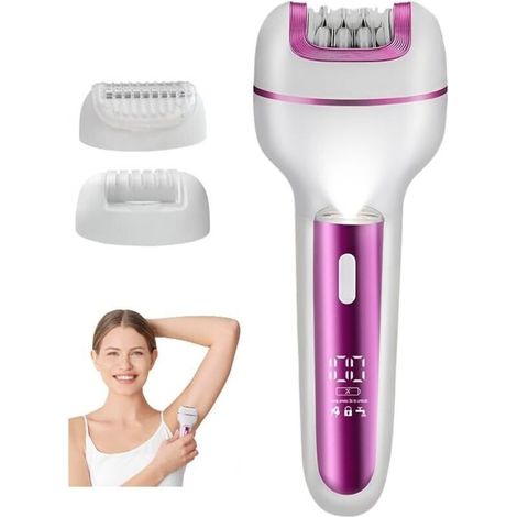 Epiluxe Osmo Original Épilateur Électrique Pour Femme Avec Brosse Exfoliante Pour Aisselles Bras