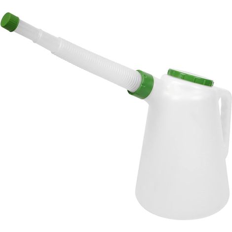 JDL5G Carafe doseuse d'huile avec Couvercle et Bec Flexible Vert 5 l (1/3)
