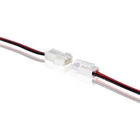 Velleman LCON12 cable de transmisión Negro, Rojo, Blanco 0,5 m 2 pines