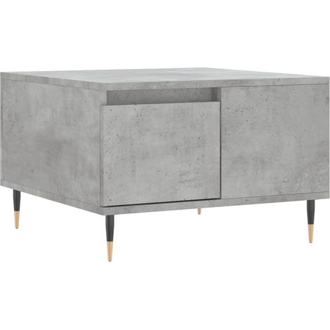 Maison Exclusive - Tavolino Salotto Grigio Cemento 55x55x36,5 cm Legno Multistrato